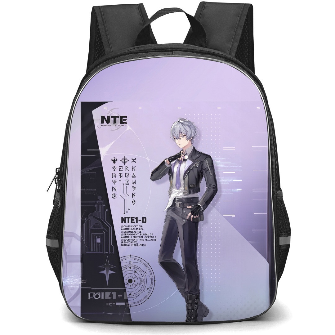 Neverness To Everness Esper Zero Male Backpack School Bag StudentPack - Esper Zero Male Series Portrait Poster