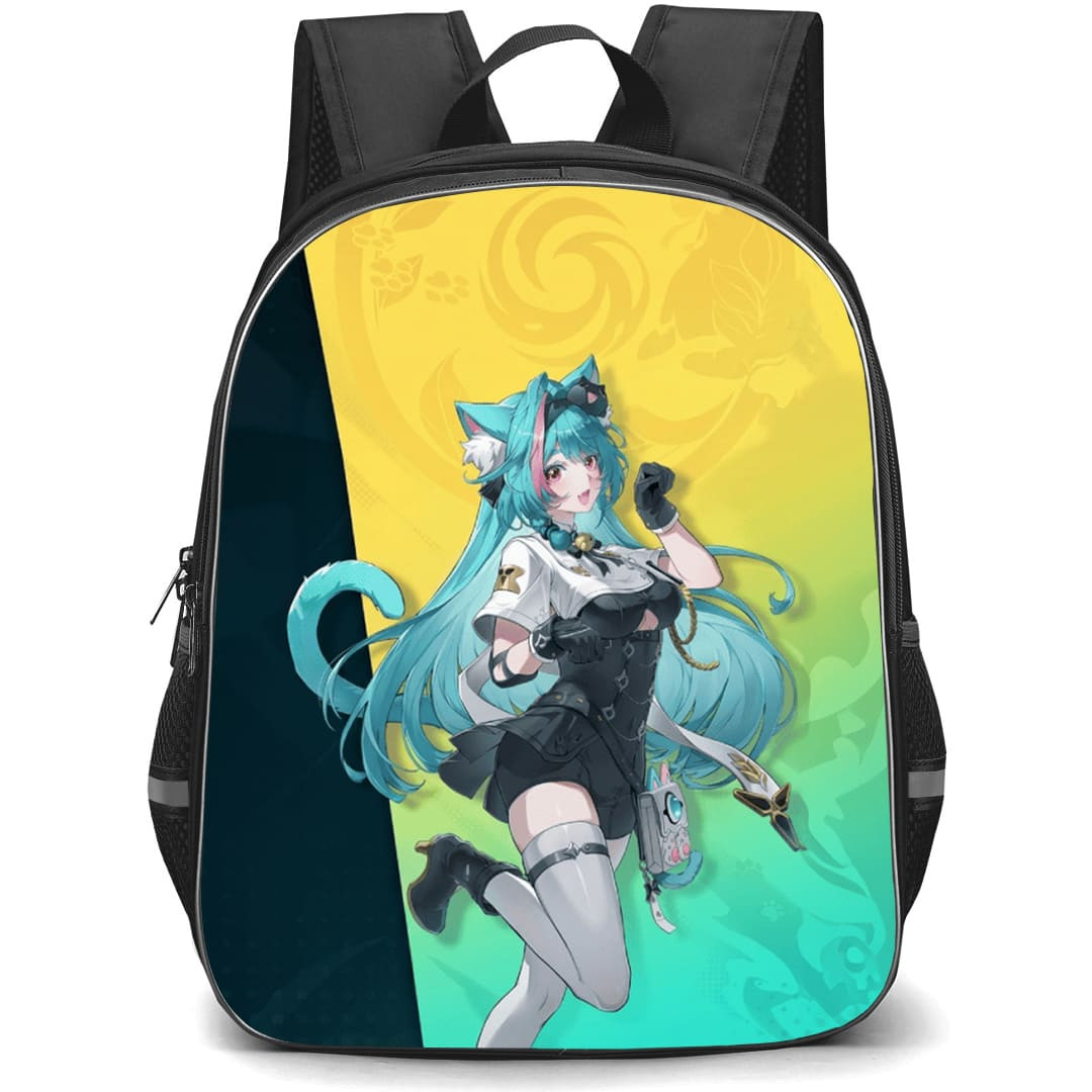Neverness To Everness Mint Backpack School Bag StudentPack - Mint Fur Pose Portrait