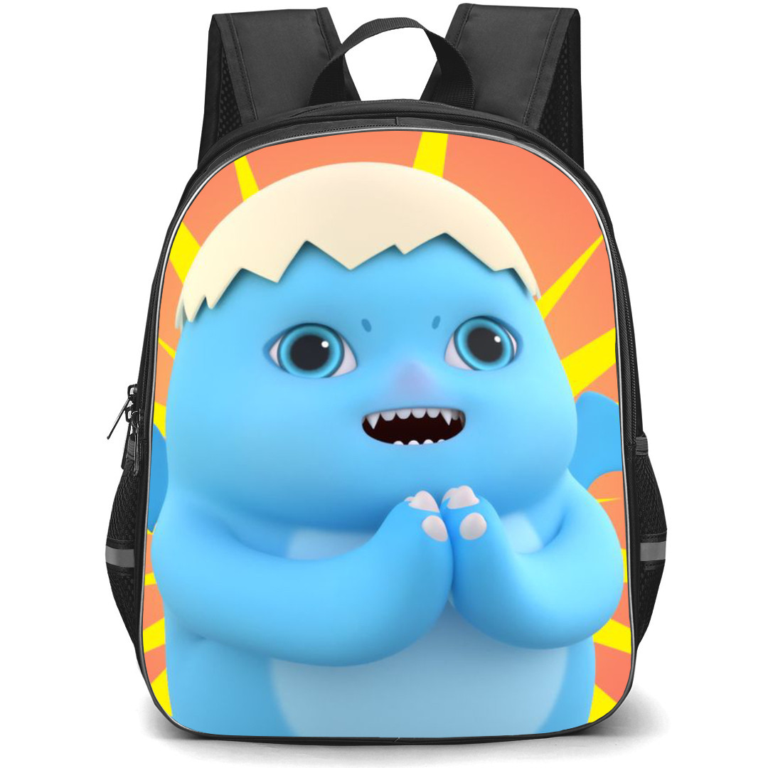 Nailoong Bomblong Backpack StudentPack - Bomblong Clapping On Red Background