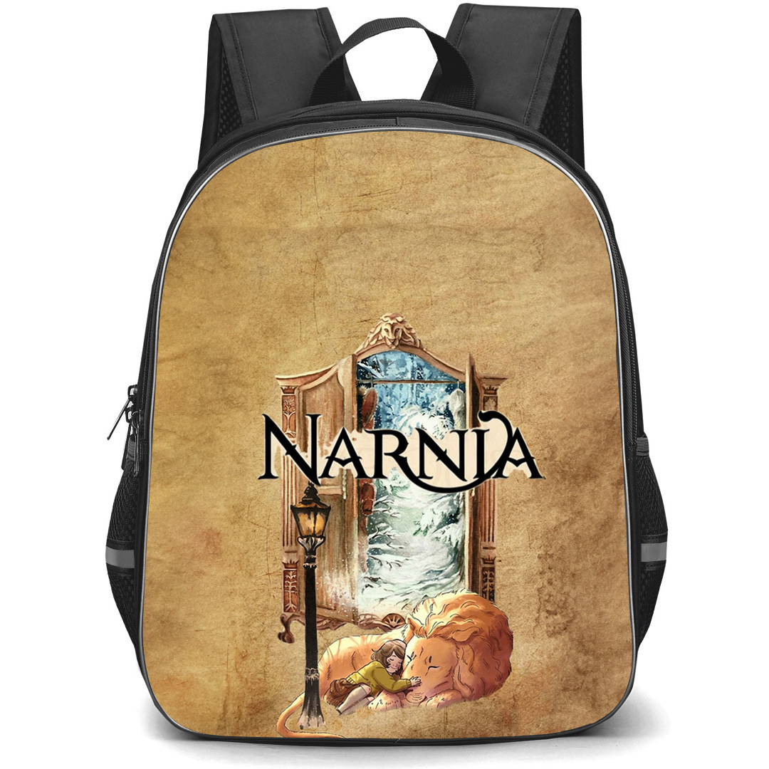 The Chronicles Of Narnia Backpack School Bag StudentPack - The Chronicles Of Narnia Lucy Pevensie And Aslan Poster