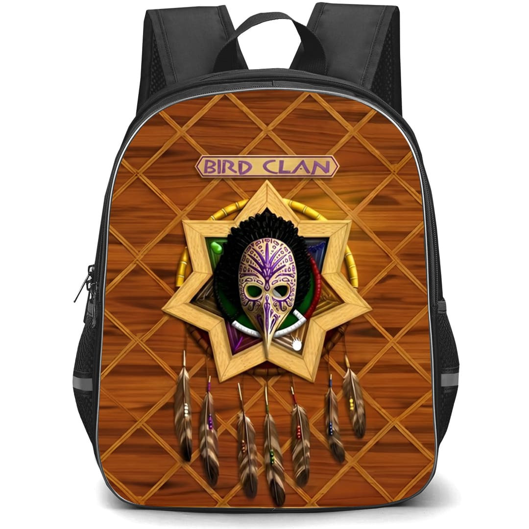 Native American Cherokee Tribe Backpack School Bag StudentPack - Cherokee Tribe Bird Clan Mask Poster