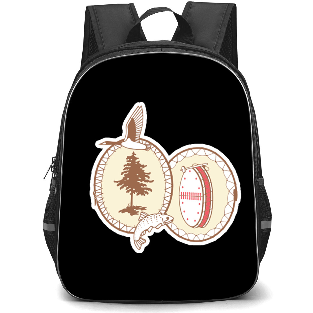 Native American Backpack School Bag StudentPack - Native American Grand Council Of The Crees Sticker