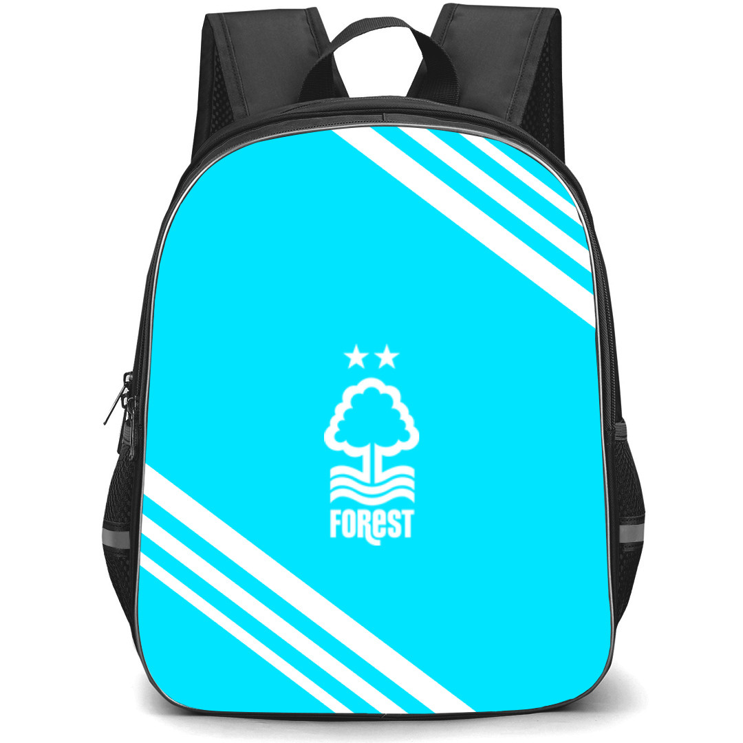 Nottingham Forest Netball Backpack School Bag StudentPack - Large Logo With Stripe