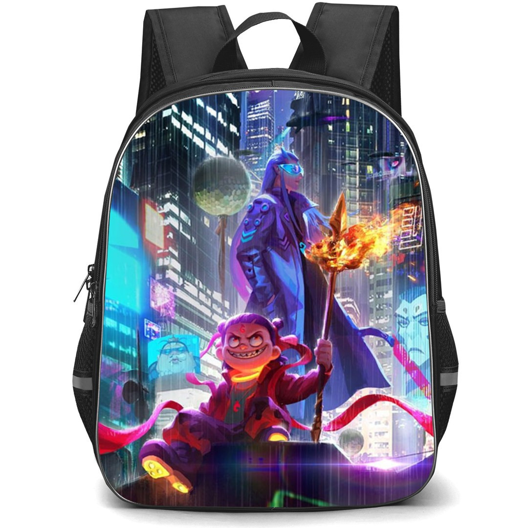 Ne Zha Backpack StudentPack - Ne Zha Chinas Fifth-Highest-Grossing Title Anime Art Poster