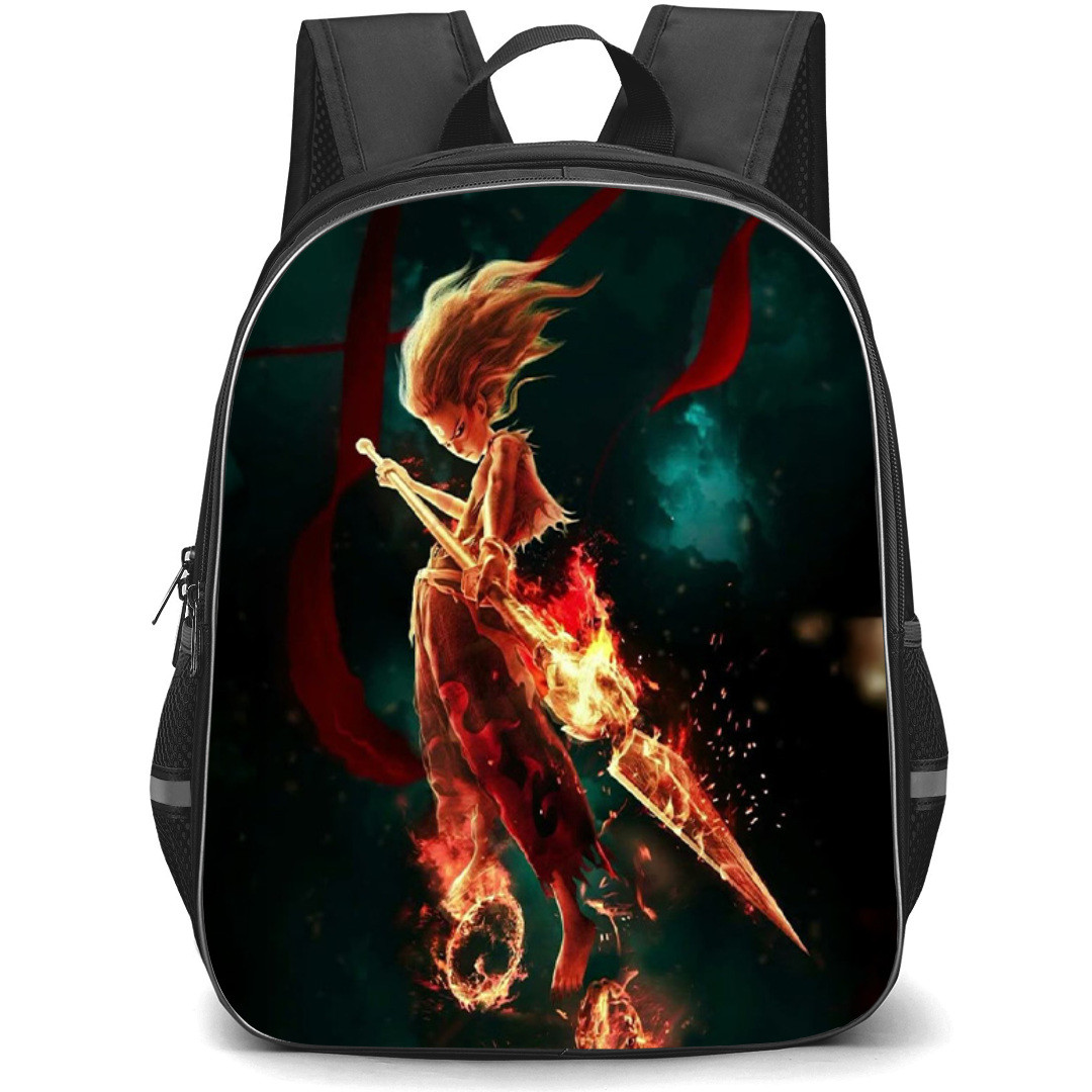 Ne Zha Backpack StudentPack - Ne Zha The Decisive Battle Floating Art Poster
