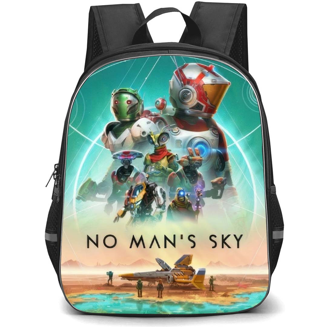 No Man's Sky Backpack School Bag StudentPack - No Man's Sky Beyond Game Cover Art