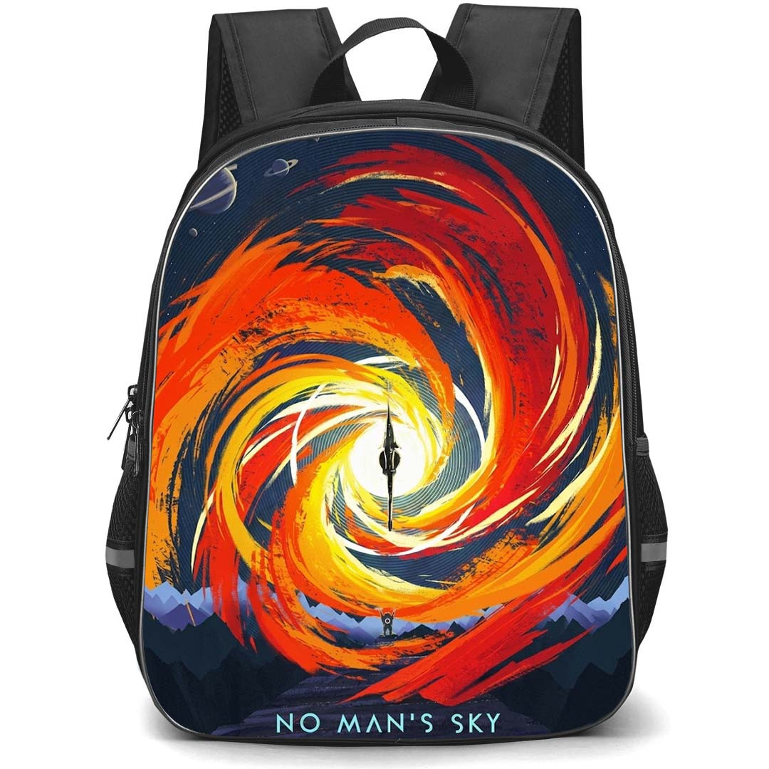 No Man's Sky Backpack School Bag StudentPack - No Man's Sky Limited Edition Game Cover Art