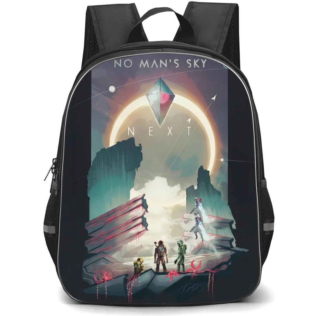 No Man's Sky Backpack School Bag StudentPack - No Man's Sky Next Illustration Poster