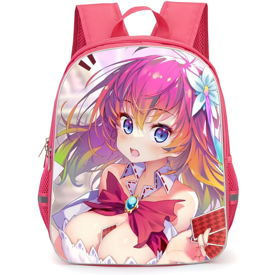 No Game No Life Stephanie Dola Backpack StudentPack - Stephanie Dola Anime Art Illustration Poster