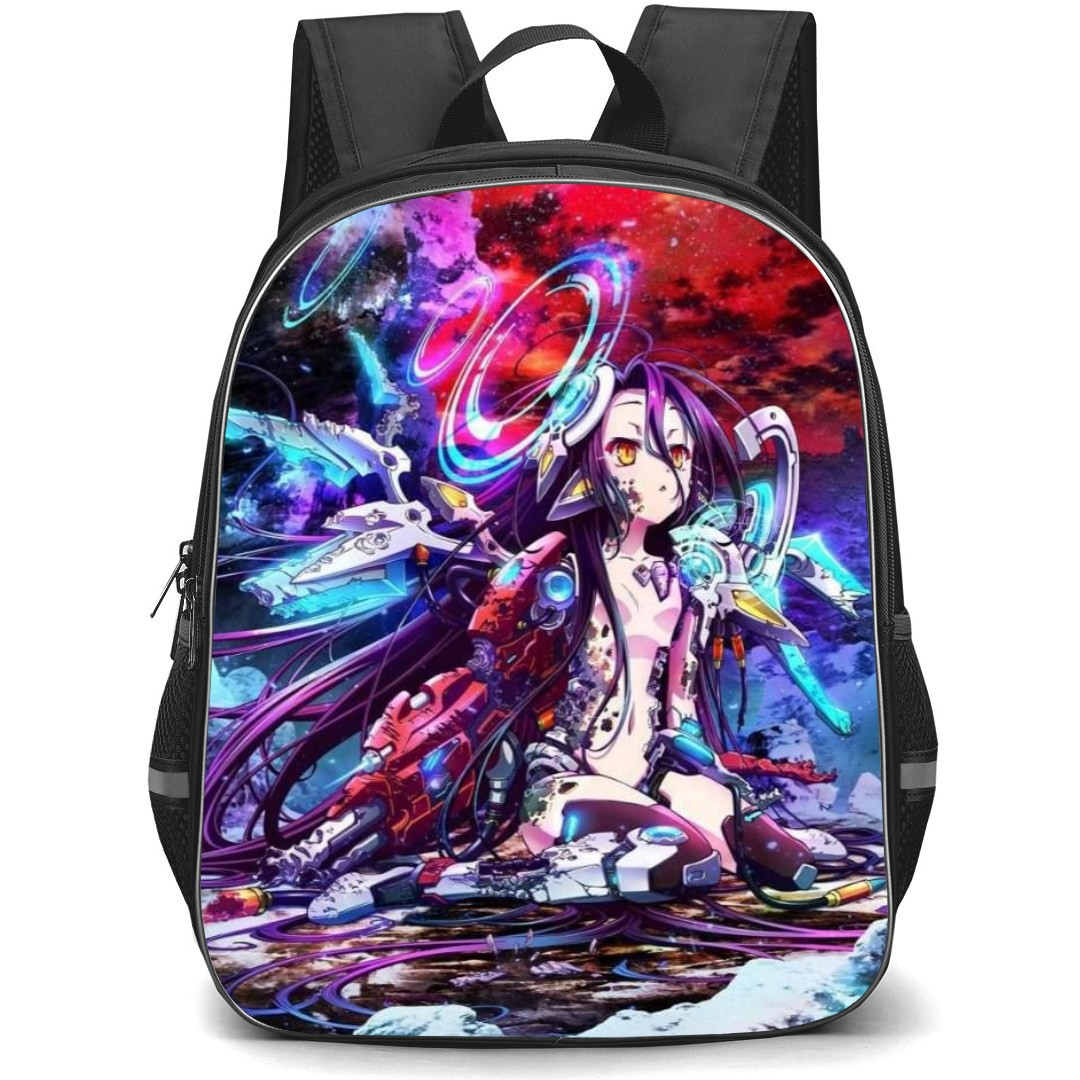 No Game No Life Schwi Dola Backpack StudentPack - Schwi Dola Futuristic Anime Art