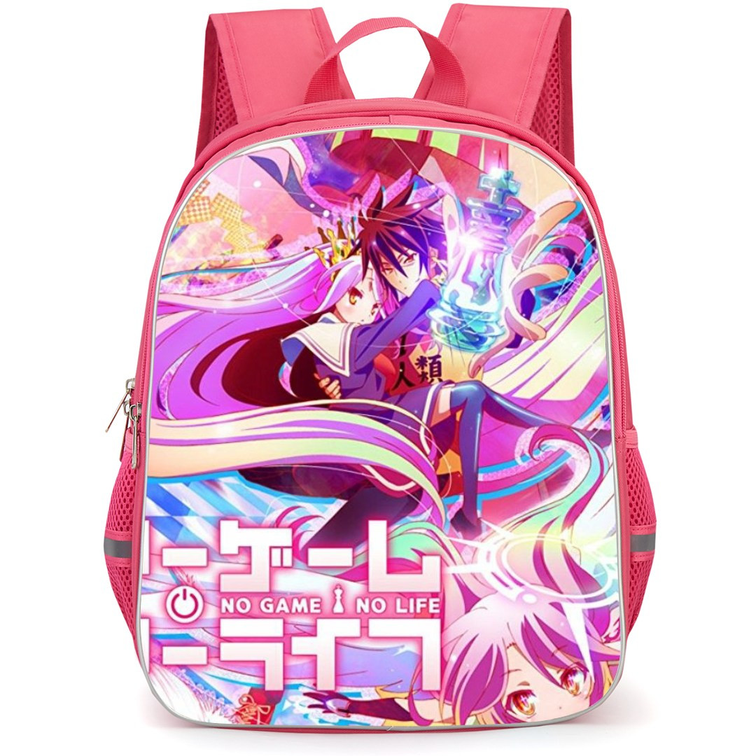 No Game No Life Backpack StudentPack - No Game No Life TV Series 2014 Poster