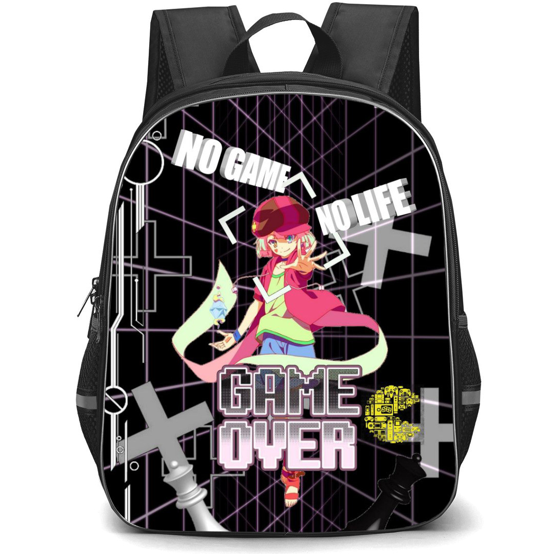 No Game No Life Tel Backpack StudentPack - Tel Game Over Poster