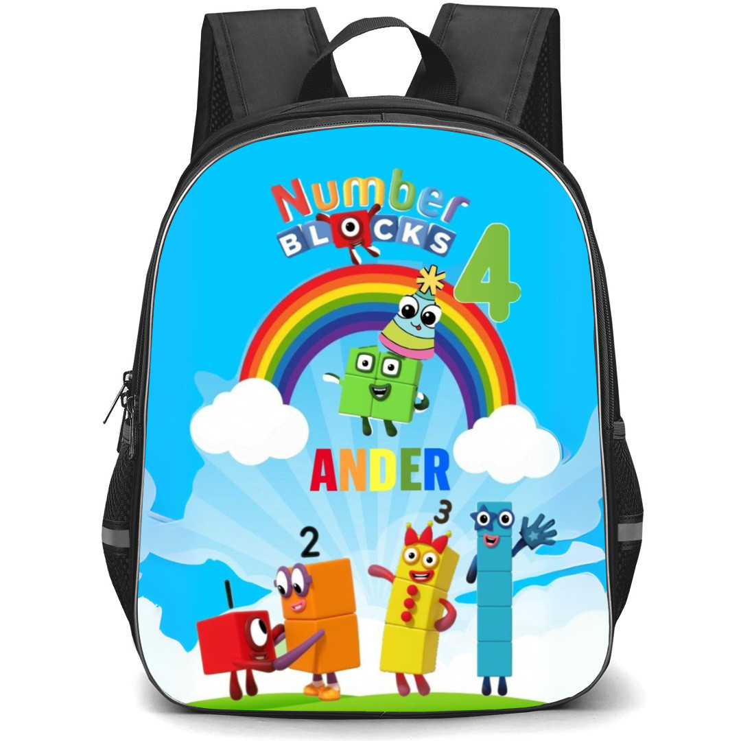Numberblocks Backpack StudentPack - Characters Smile Happy Portrait Series Poster