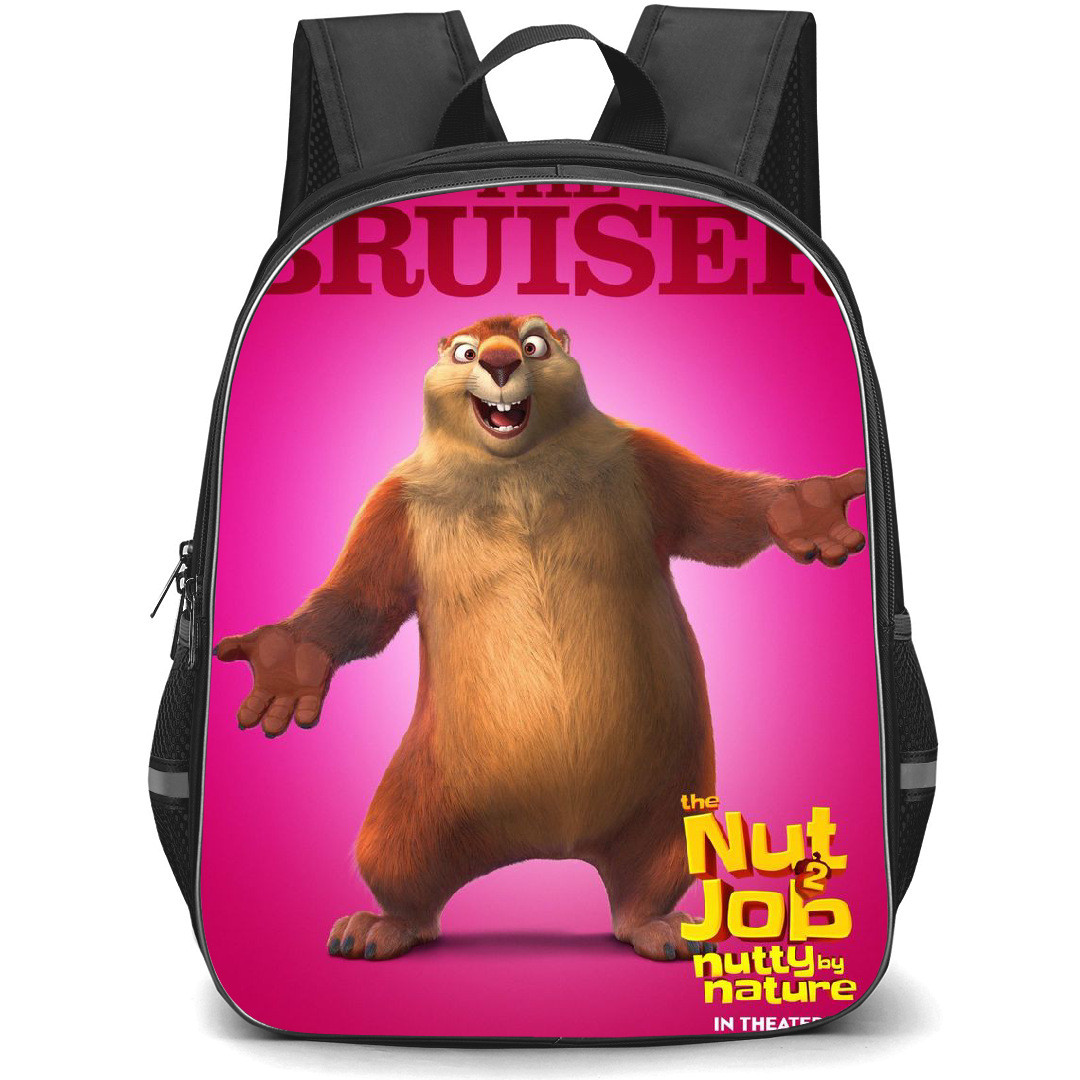 The Nut Job Jimmy Backpack StudentPack - Jimmy Standing On Pink Background Sticker