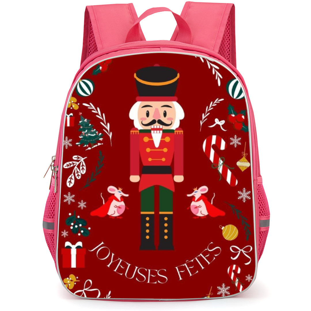 Nutcraker Backpack School Bag StudentPack - Happy Holidays Poster