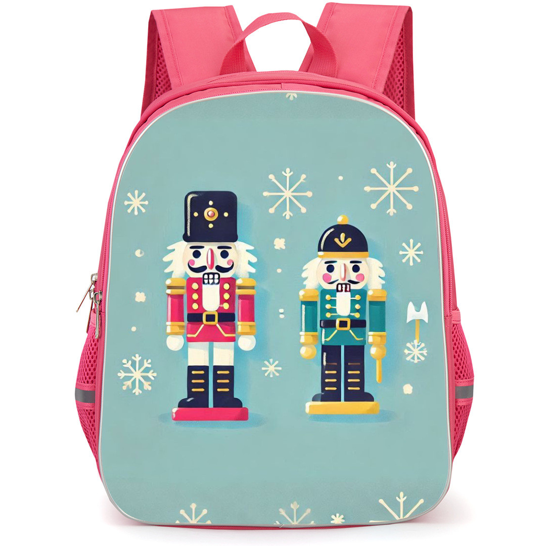 Nutcraker Backpack School Bag StudentPack - Snowflakes Portrait Poster