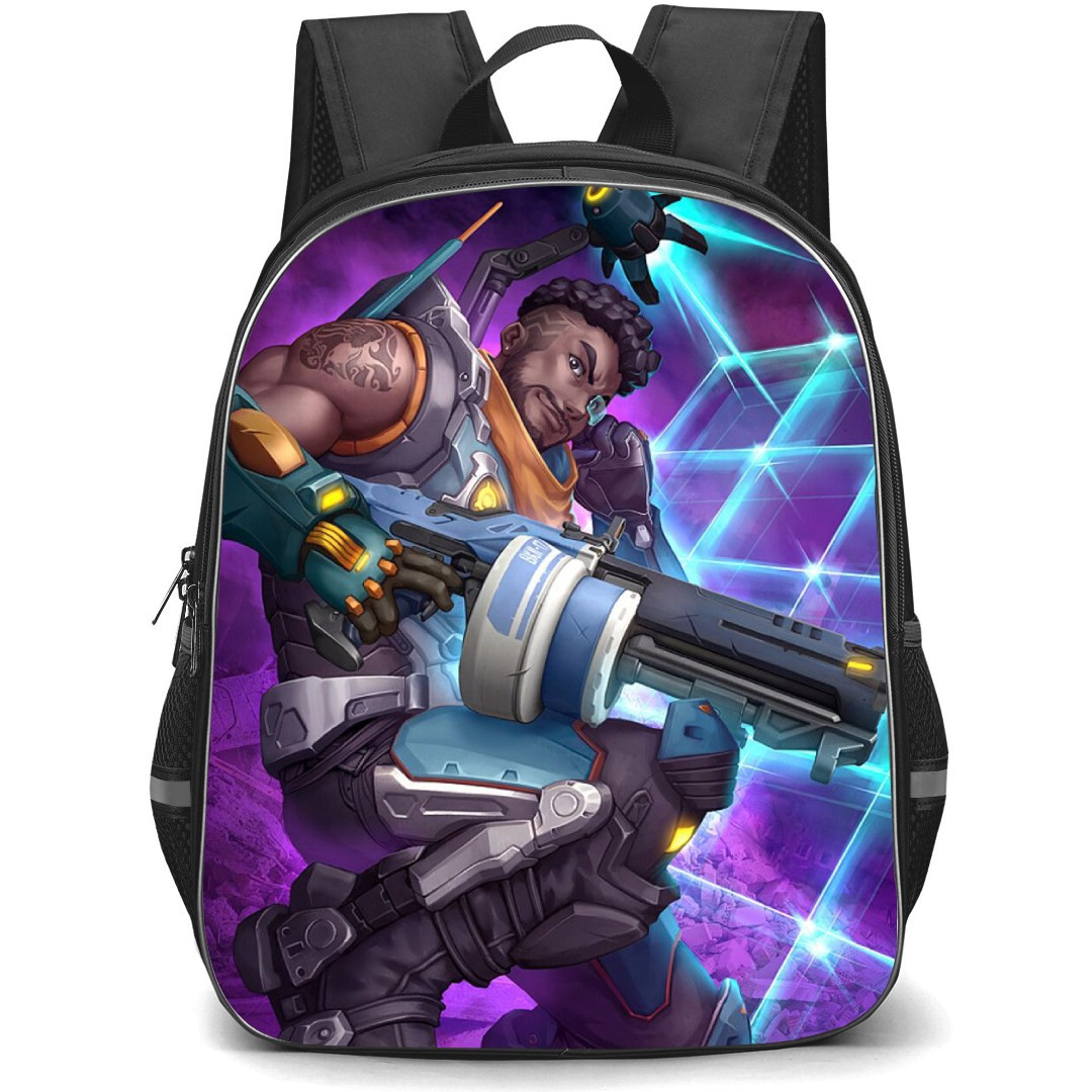 Overwatch Baptiste Backpack StudentPack - Baptiste Side Portrait Attack Mode