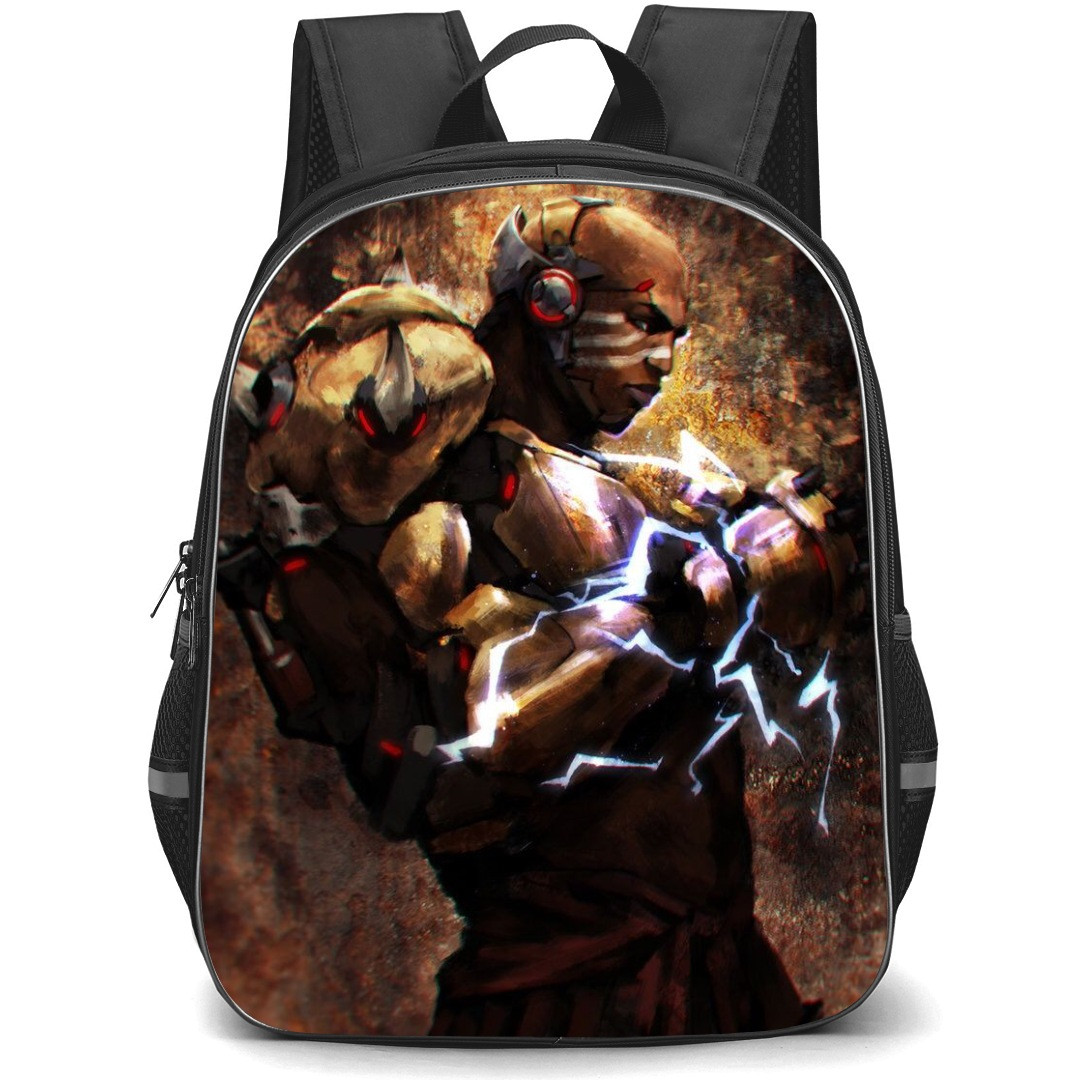 Overwatch Doomfist Backpack StudentPack - Doomfist Attack Mode Side Portrait