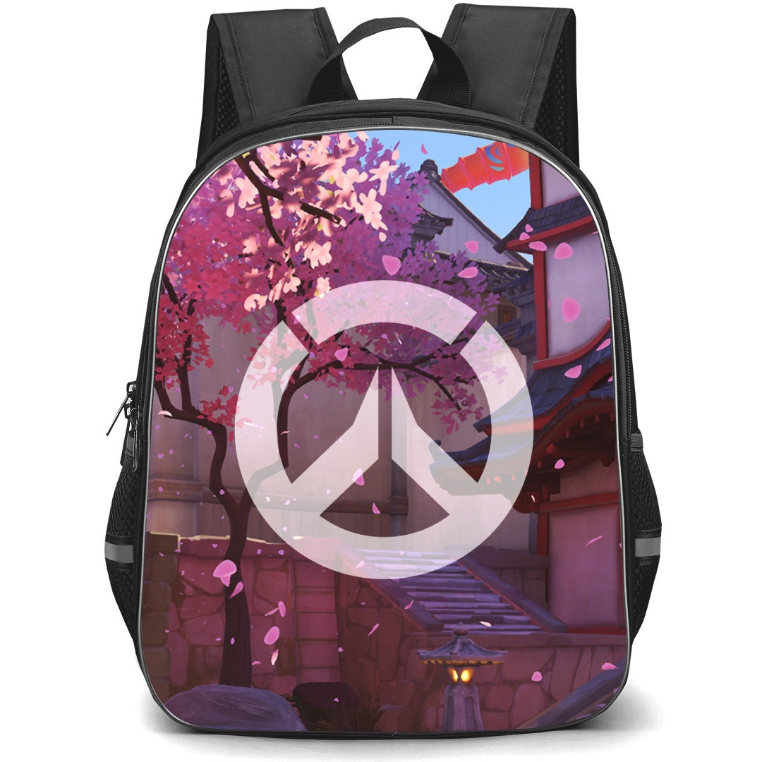 Overwatch Backpack StudentPack - Overwatch Hanamura Map