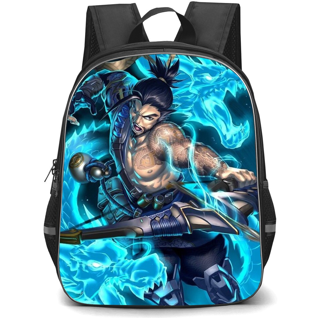 Overwatch Hanzo Backpack StudentPack - Hanzo Attack Mode