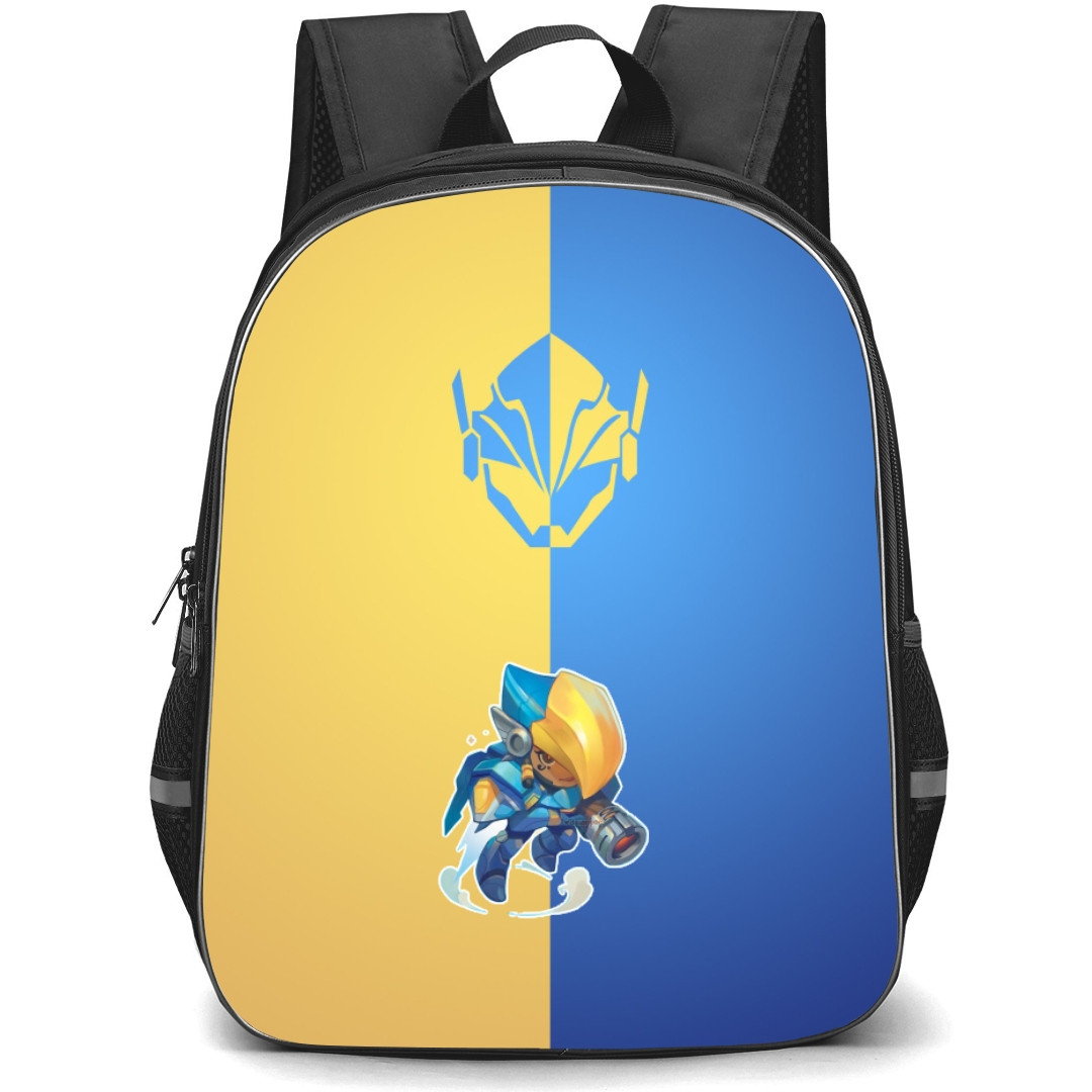 Overwatch Pharah Backpack StudentPack - Pharah Chibi Art Sticker
