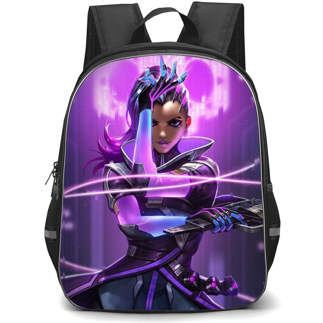 Overwatch Sombra Backpack StudentPack - Sombra Attack Mode Portrait