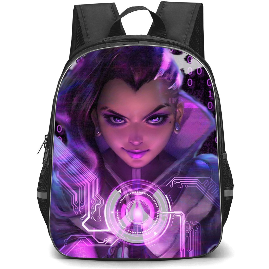 Overwatch Sombra Backpack StudentPack - Sombra Hacking Portrait