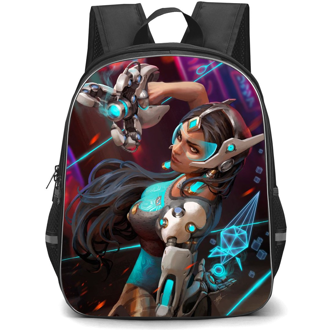 Overwatch Symmetra Backpack StudentPack - Symmetra Attack Mode Side Portrait
