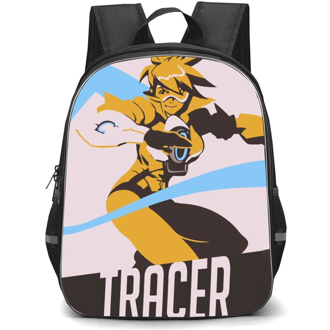 Overwatch Tracer Backpack StudentPack - Tracer Portrait Pop Art