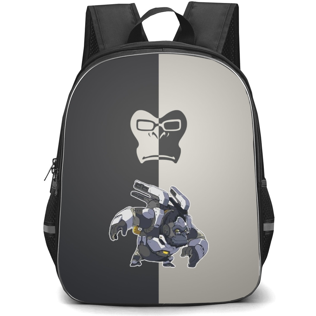 Overwatch Winston Backpack StudentPack - Winston Chibi Art Sticker
