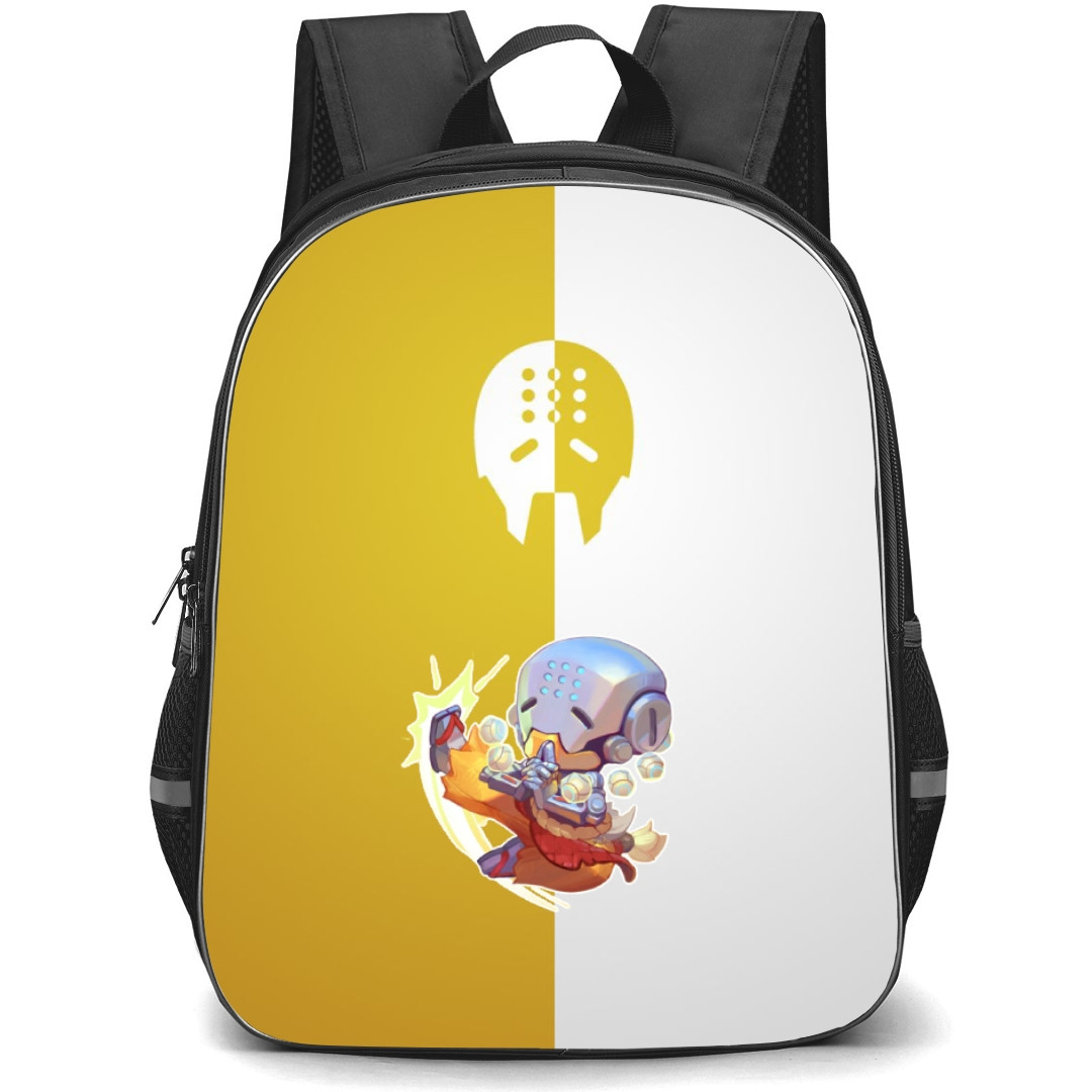 Overwatch Zenyatta Backpack StudentPack - Zenyatta Chibi Art Sticker