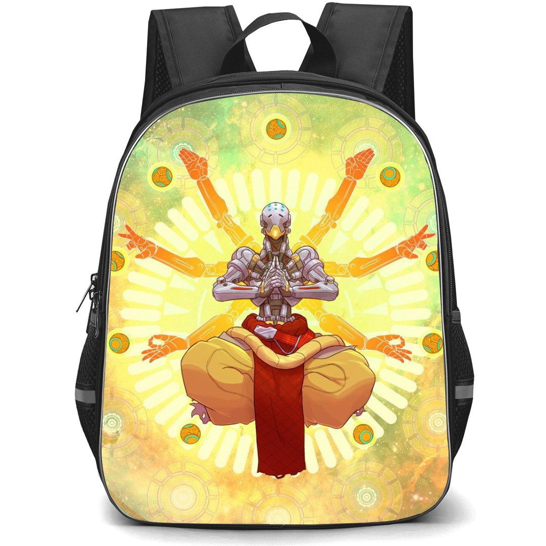 Overwatch Zenyatta Backpack StudentPack - Zenyatta Floating Illustration