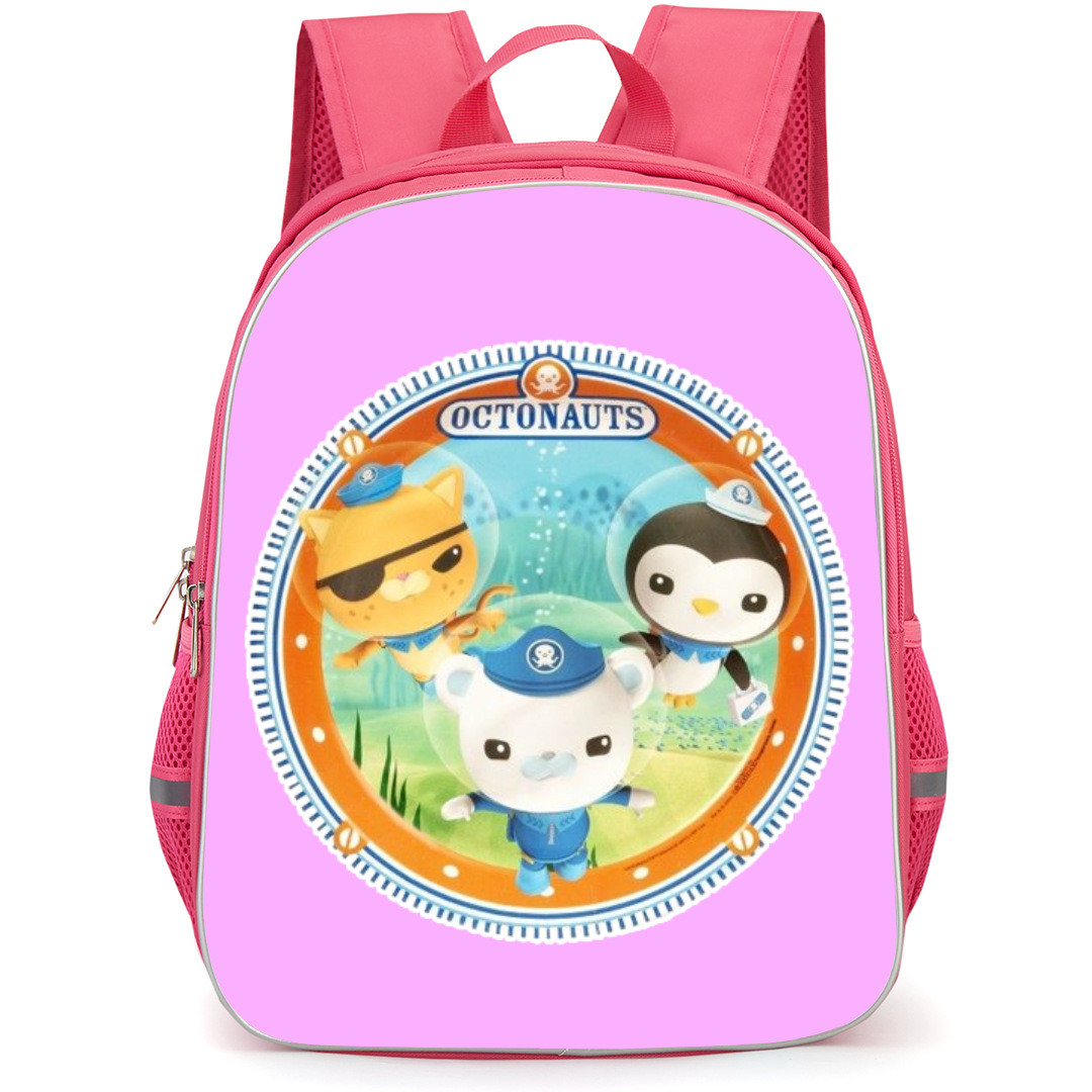 Octonauts Backpack StudentPack - Octonauts Chibi Art Characters Art Plate