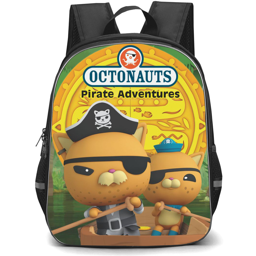 Octonauts Kwazii Backpack StudentPack - Kwazii is a Daredevil Cats Pirate Adventures