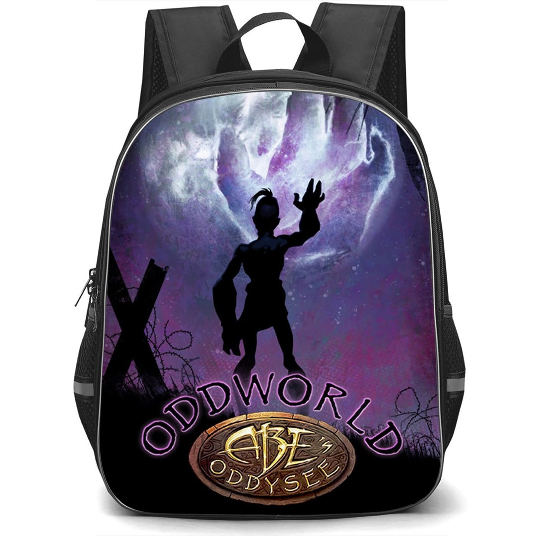 Oddworld Backpack School Bag StudentPack - Oddworld Abes Oddysee Moonlight Poster