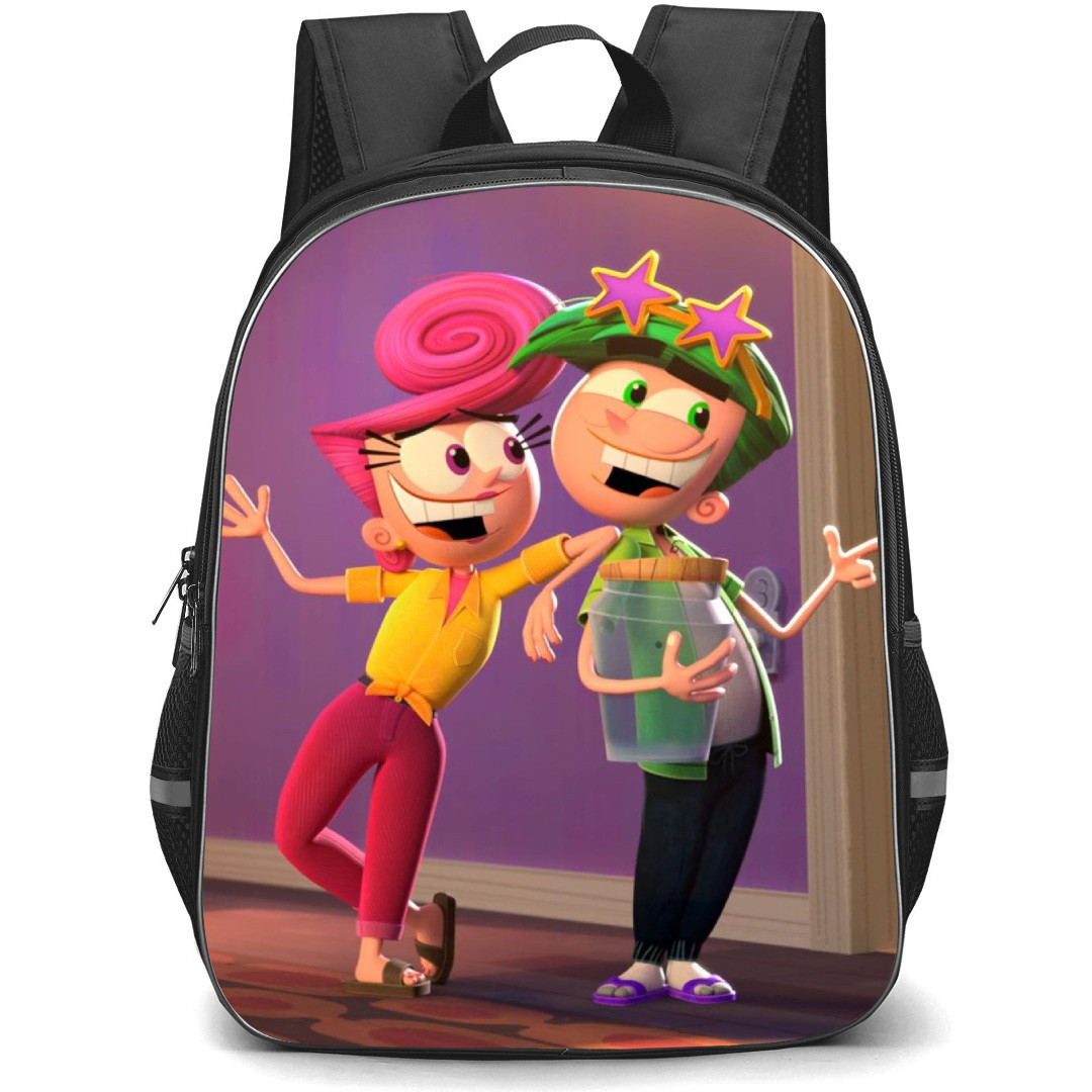The Fairly Oddparents a New Wish Backpack StudentPack - Wanda Cosmo Animation Cartoon Art