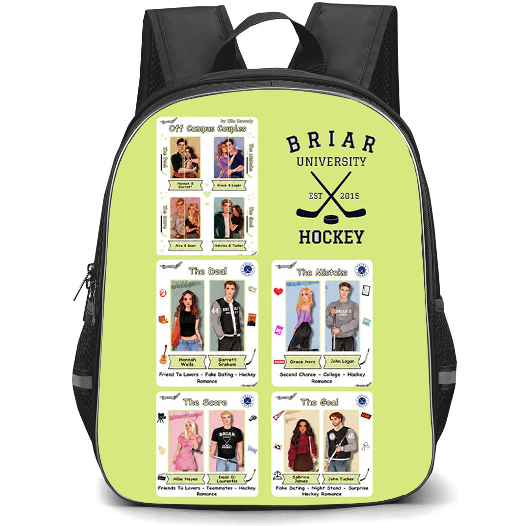 Off Campus Backpack School Bag StudentPack - Off Campus Briar University Illustrated Couples Poster