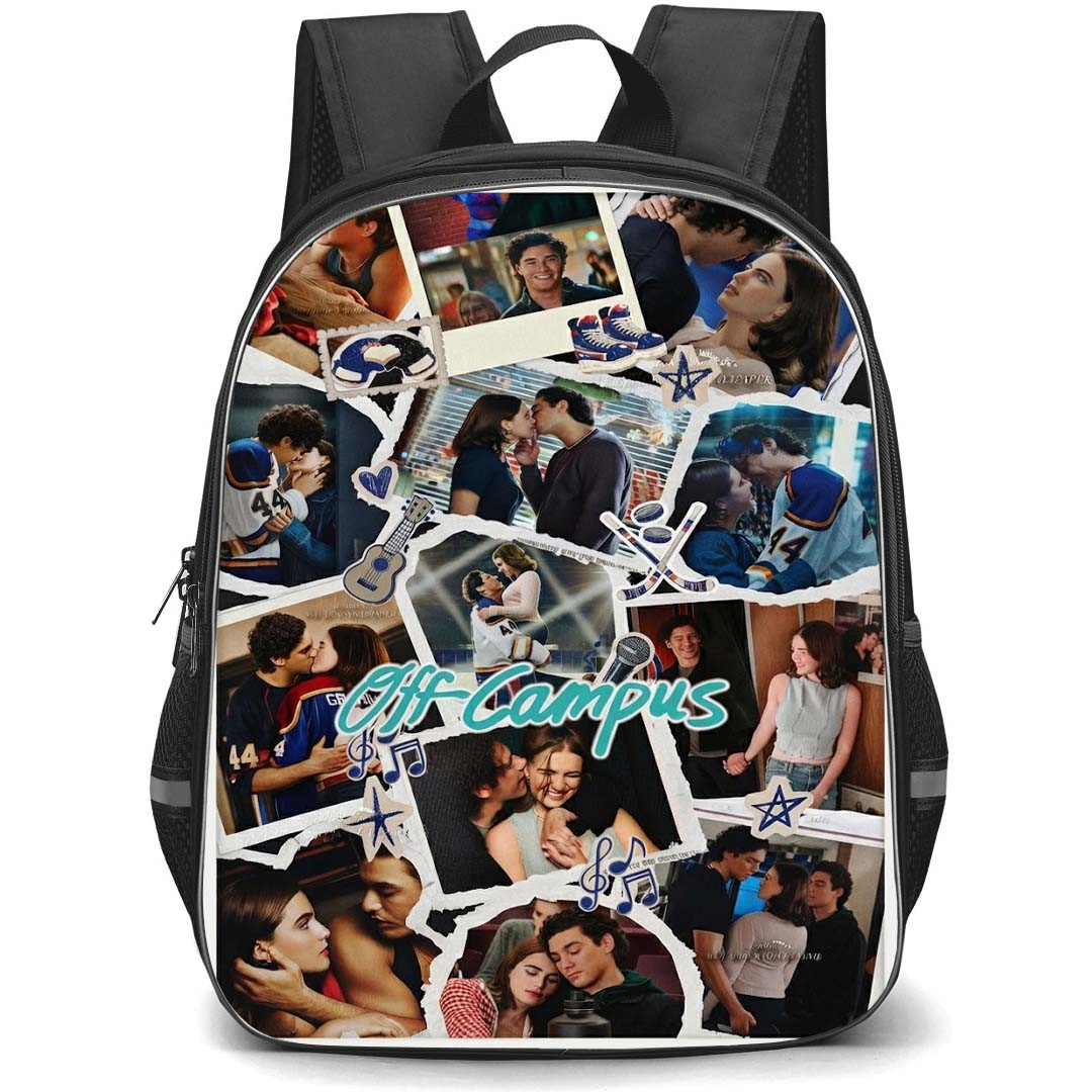 Off Campus Backpack School Bag StudentPack - Off Campus Garrett Graham And Hannah Romance Moments Collage Poster