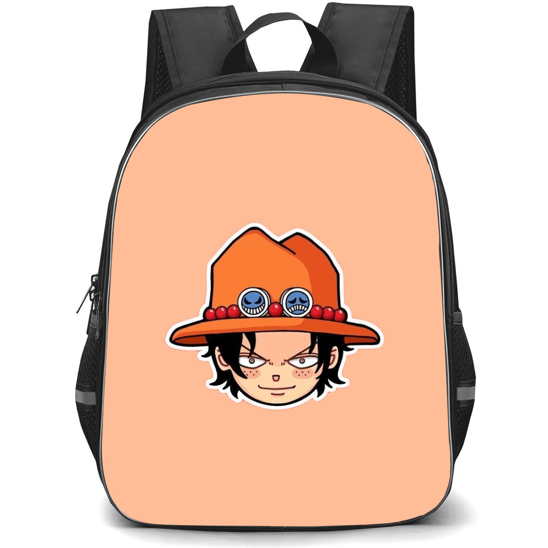 One Piece Ace Backpack StudentPack - Ace Chibi Head Sticker