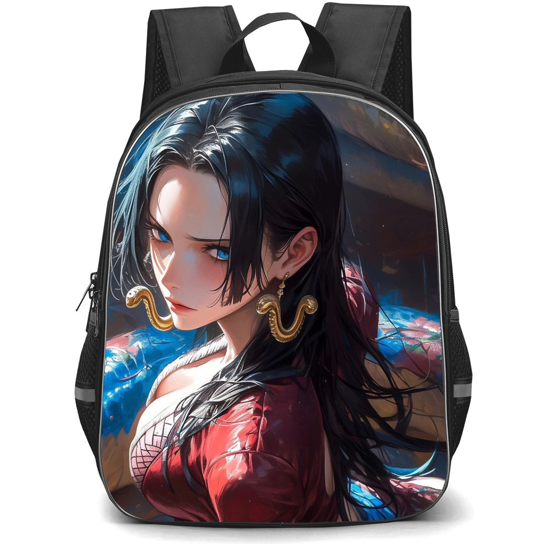 One Piece Boa Hancock School Backpack StudentPack - Boa Hancock Looking Up Illustration