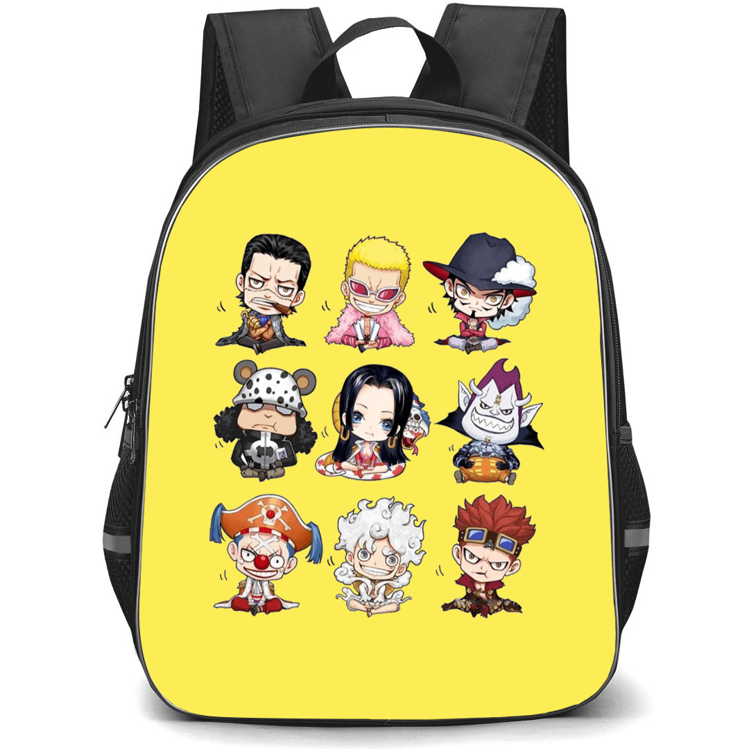 One Piece Backpack StudentPack - One Piece Chibi Characters Sticker