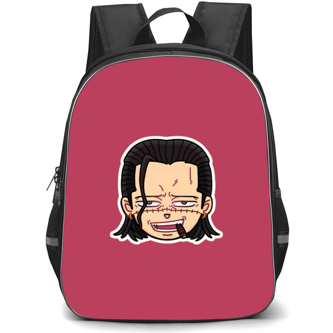 One Piece Crocodile Backpack StudentPack - Crocodile Chibi Head Sticker