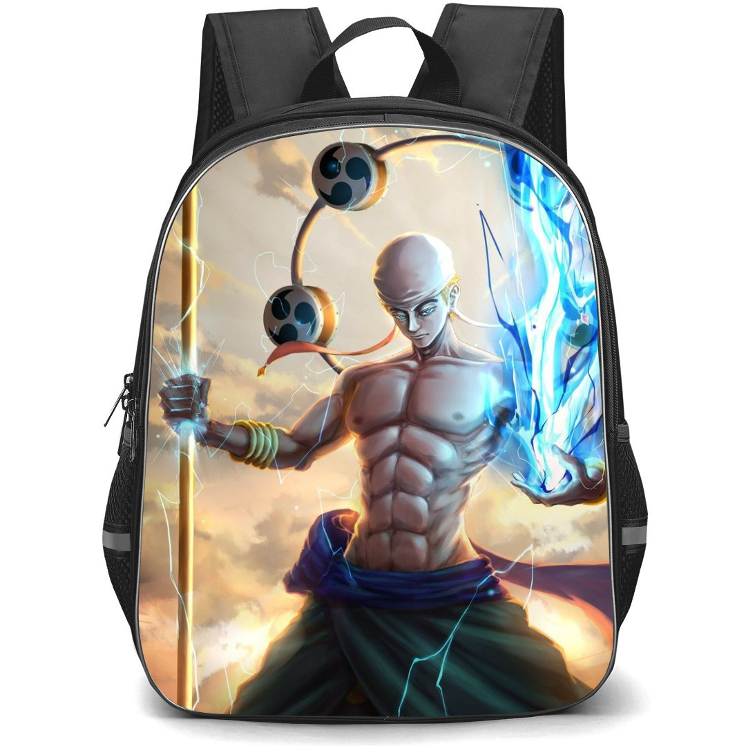 One Piece God Enel School Backpack StudentPack - God Enel Posing Illustration