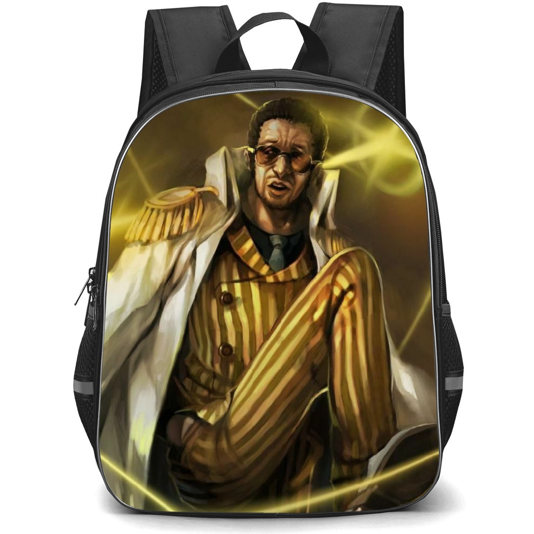 One Piece Kizaru School Backpack StudentPack - Kizaru Posing Illustration