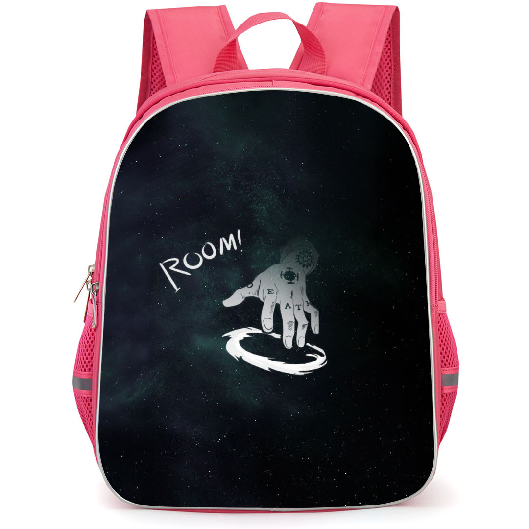 One Piece Trafalgar D Water Law Backpack StudentPack - Trafalgar D Water Law Signature Moves Room On Galaxy Background