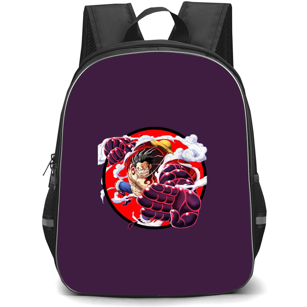 One Piece Luffy Backpack StudentPack - Luffy Gear 4 Fighting Sticker