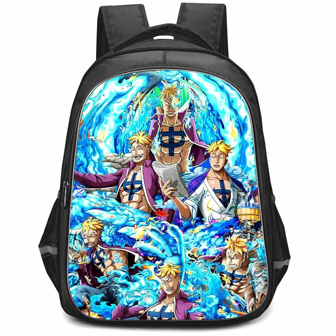 One Piece Marco Backpack StudentPack - Marco Collage