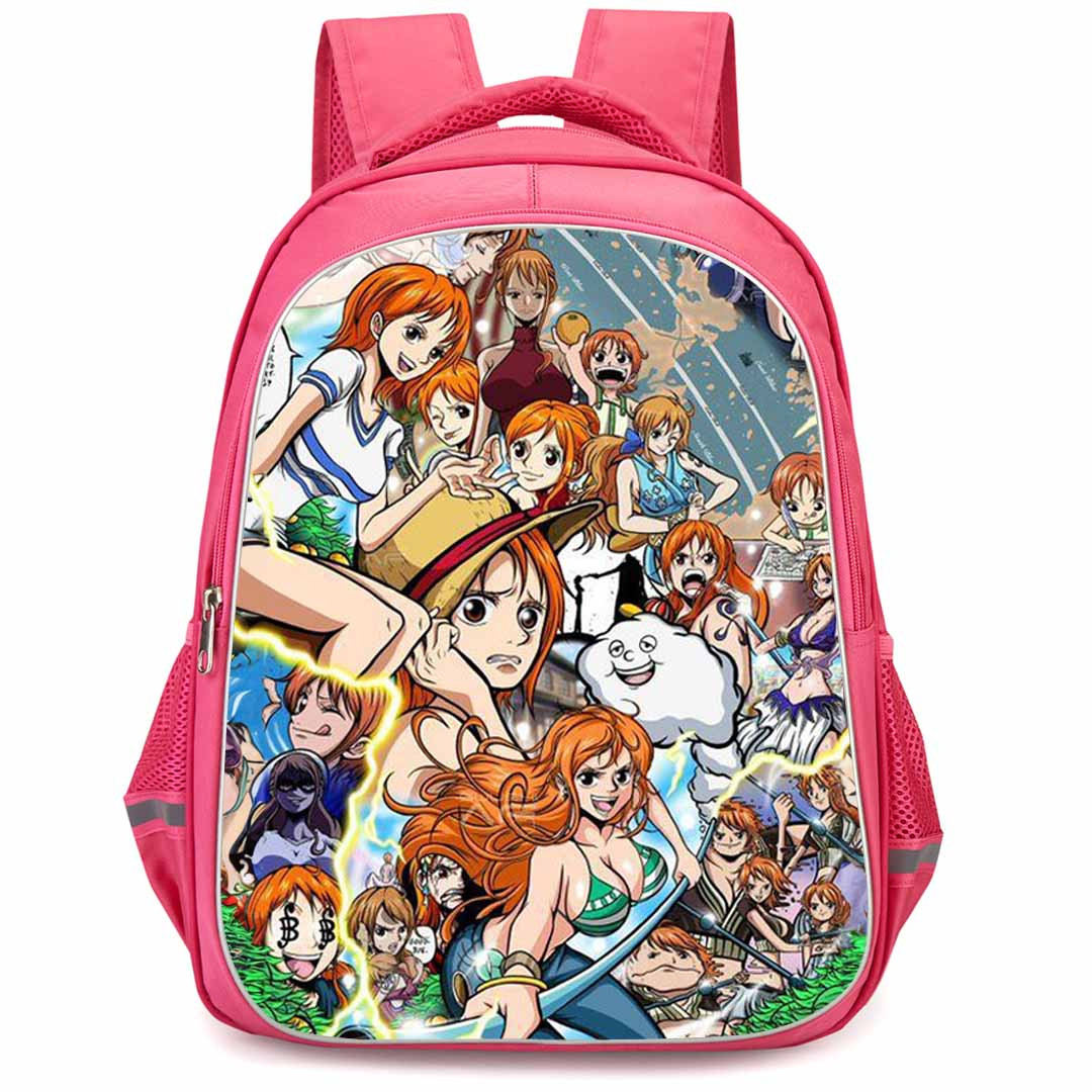 One Piece Nami Backpack StudentPack - Nami Collage