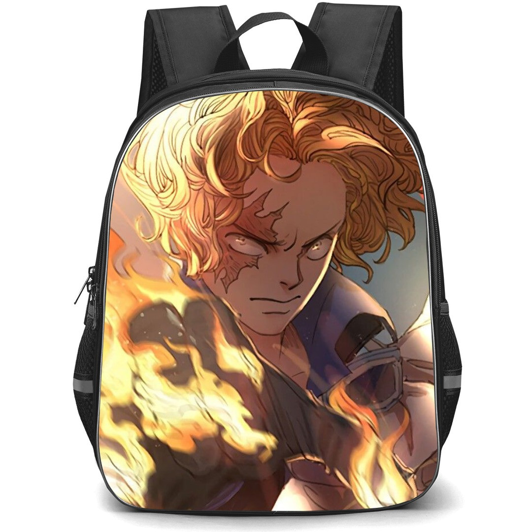 One Piece Sabo School Backpack StudentPack - Sabo Fight Pose Illustration