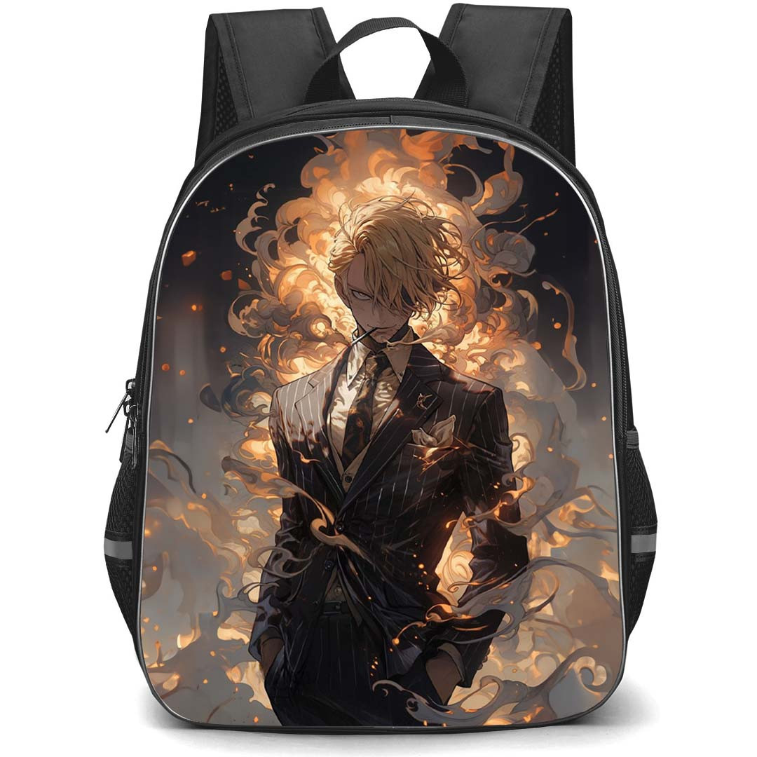 One Piece Sanji Backpack StudentPack - Sanji Anime Art Portrait